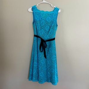 Calvin Klein blue lace dress Size 4